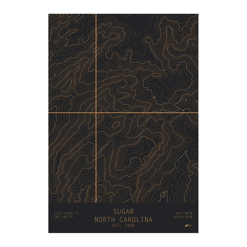 Sugar, North Carolina - Muir Way - TOPO Series