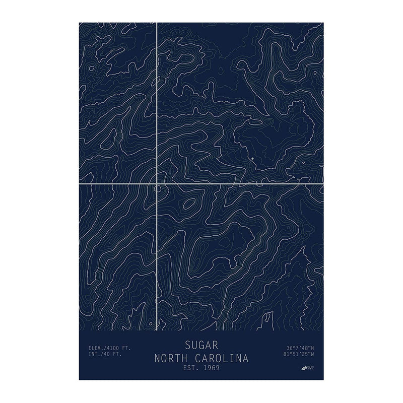 Sugar, North Carolina - Muir Way - TOPO Series