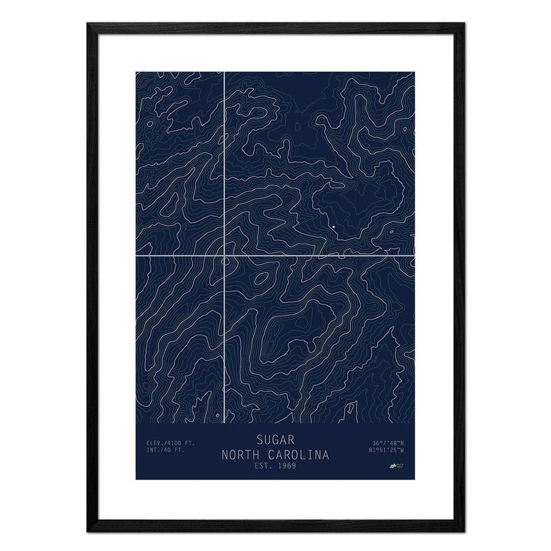 Sugar, North Carolina - Muir Way - TOPO Series