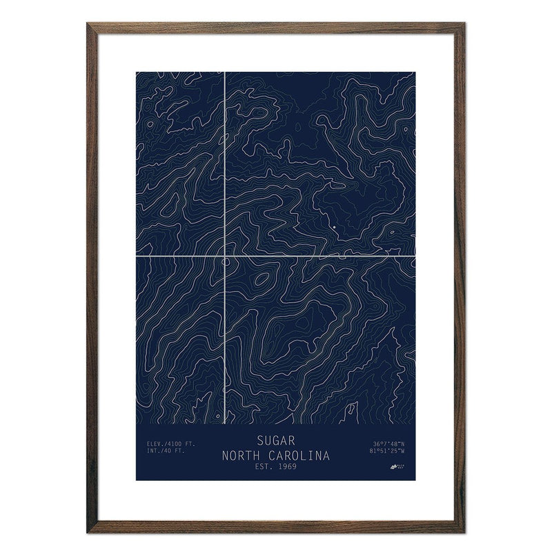 Sugar, North Carolina - Muir Way - TOPO Series