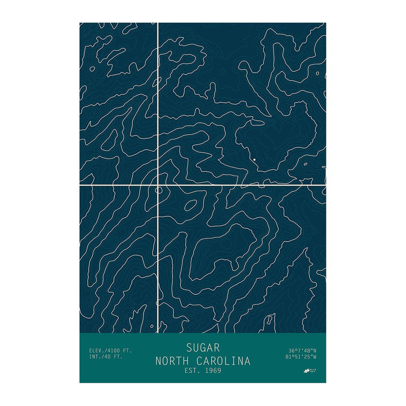 Sugar, North Carolina - Muir Way - TOPO Series