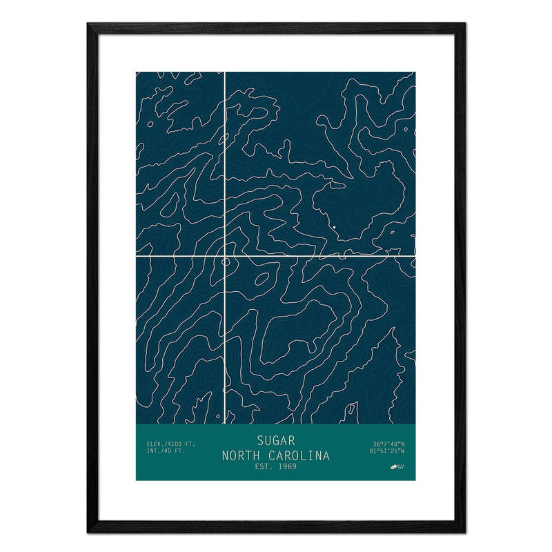 Sugar, North Carolina - Muir Way - TOPO Series