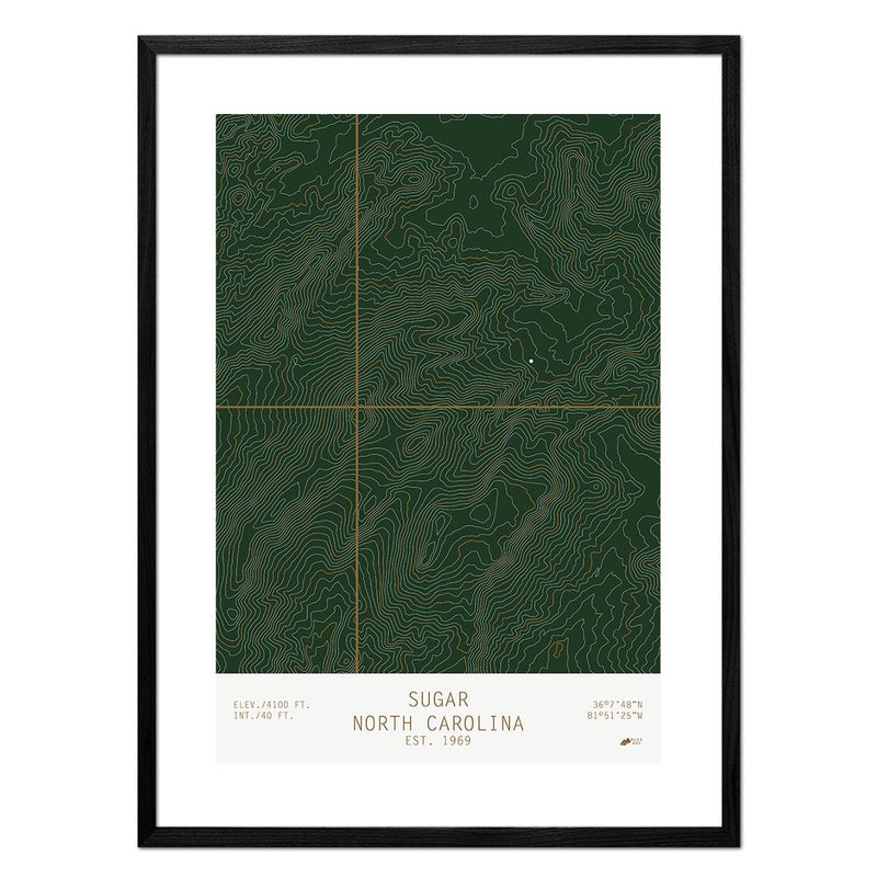 Sugar, North Carolina - Muir Way - TOPO Series