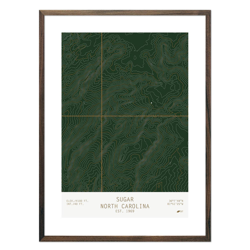 Sugar, North Carolina - Muir Way - TOPO Series