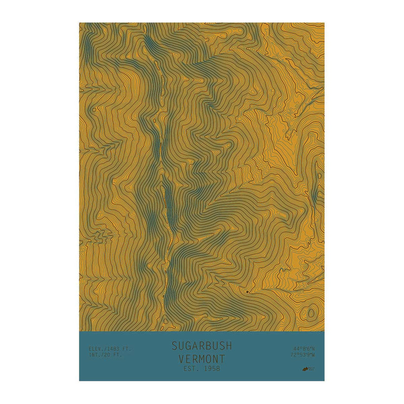 Sugarbush, Vermont - Muir Way - TOPO Series