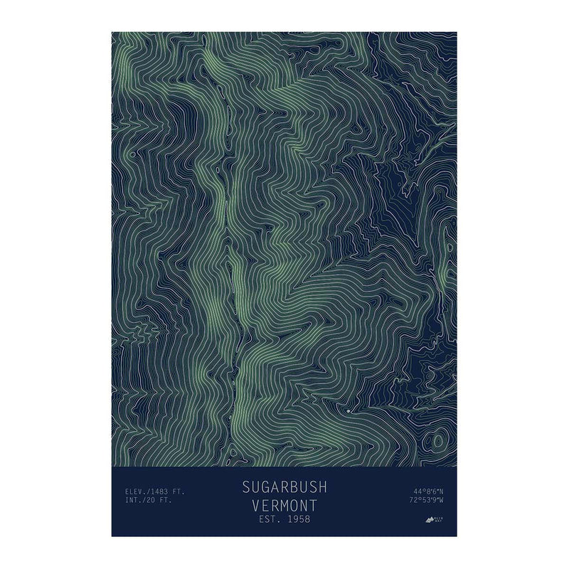 Sugarbush, Vermont - Muir Way - TOPO Series
