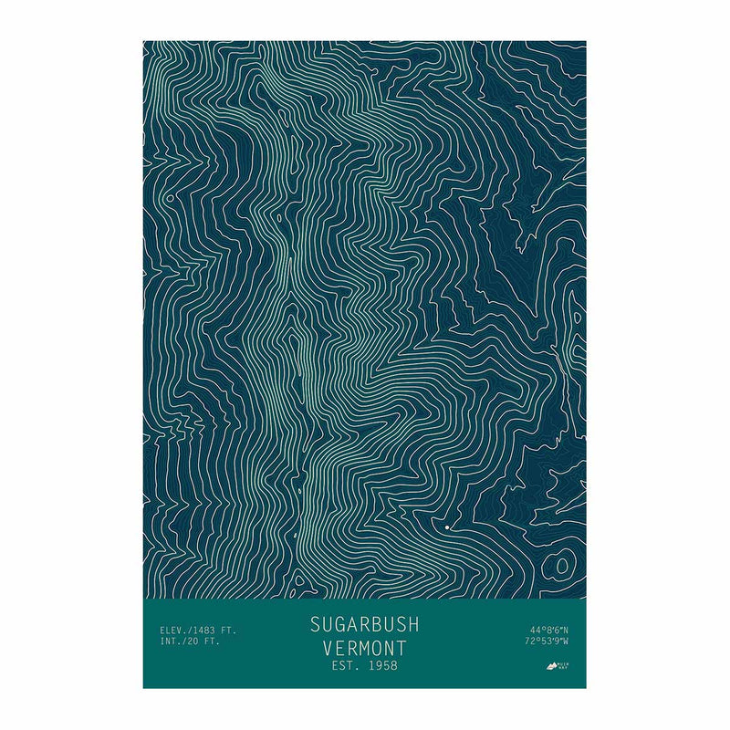 Sugarbush, Vermont - Muir Way - TOPO Series