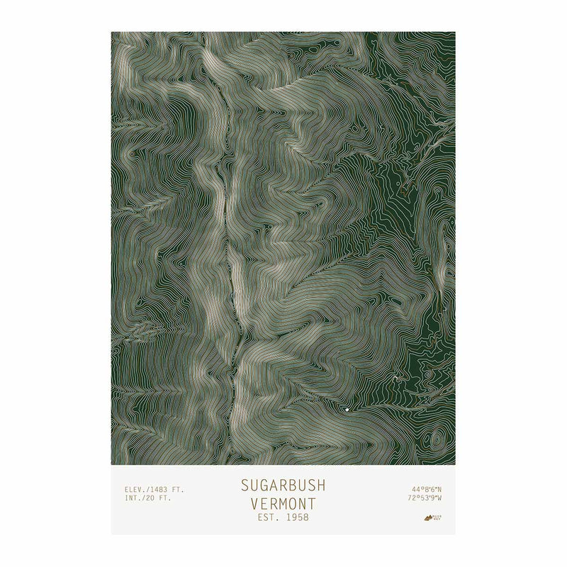 Sugarbush, Vermont - Muir Way - TOPO Series