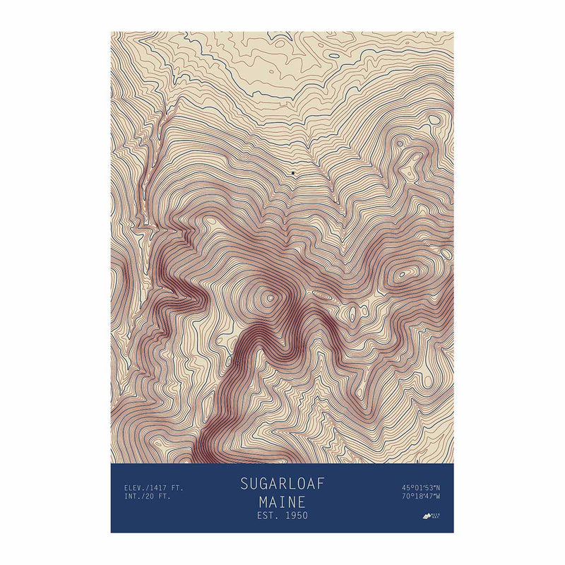 Sugarloaf, Maine - Muir Way - TOPO Series