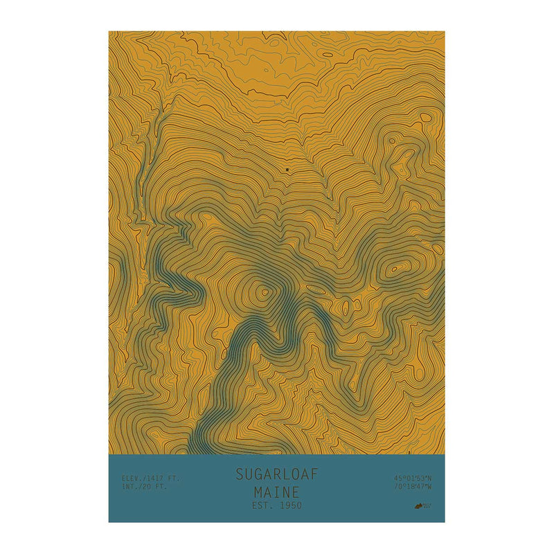 Sugarloaf, Maine - Muir Way - TOPO Series