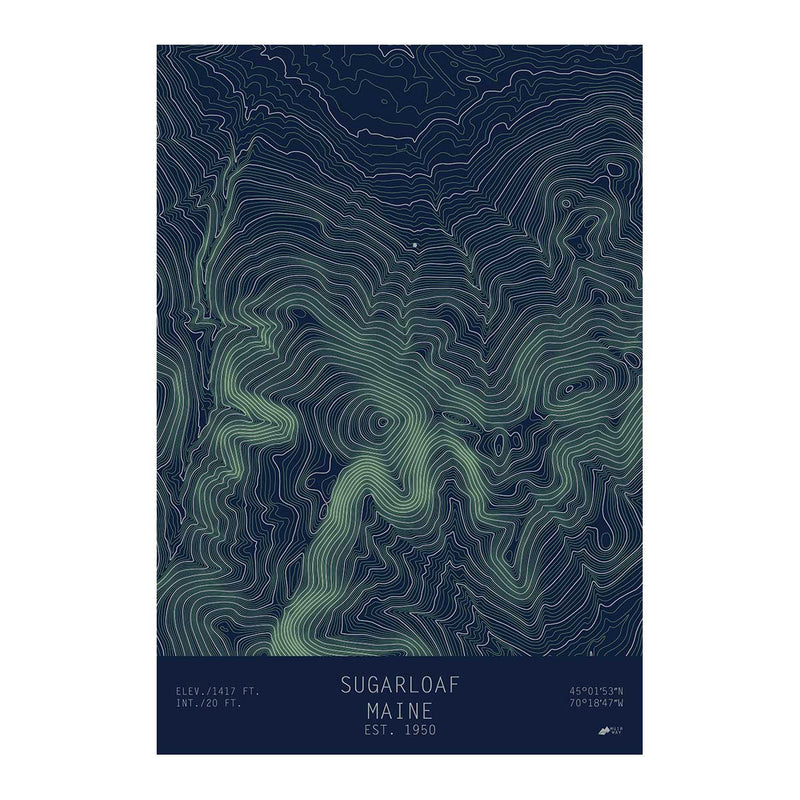 Sugarloaf, Maine - Muir Way - TOPO Series