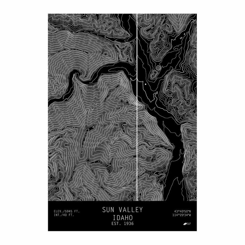 Sun Valley, Idaho - Muir Way - TOPO Series