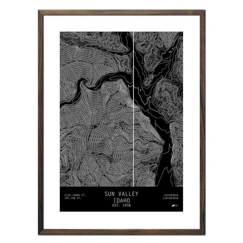 Sun Valley, Idaho - Muir Way - TOPO Series