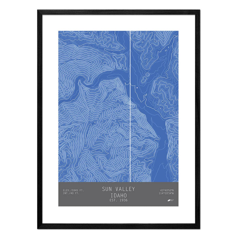 Sun Valley, Idaho - Muir Way - TOPO Series