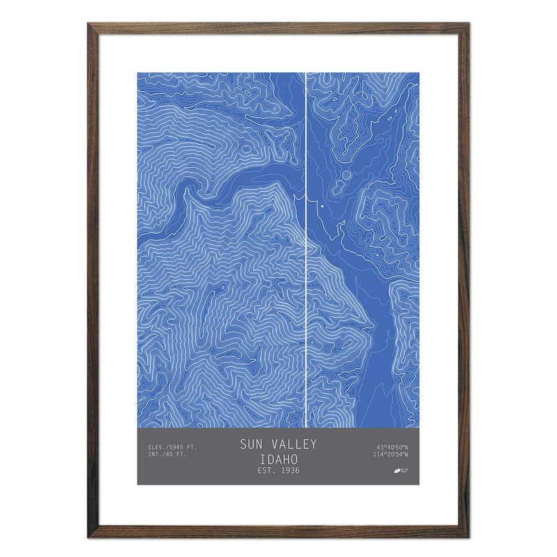 Sun Valley, Idaho - Muir Way - TOPO Series