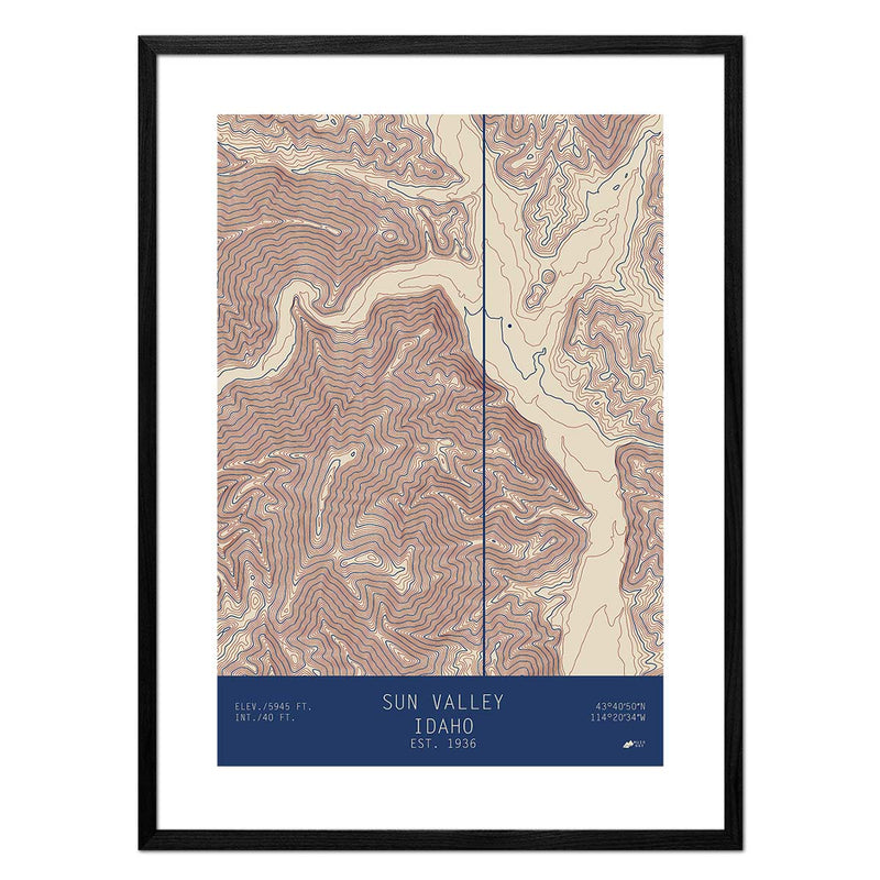 Sun Valley, Idaho - Muir Way - TOPO Series