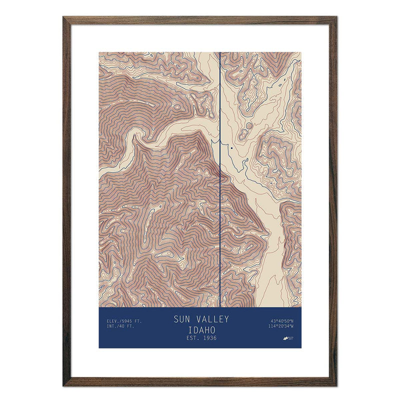 Sun Valley, Idaho - Muir Way - TOPO Series