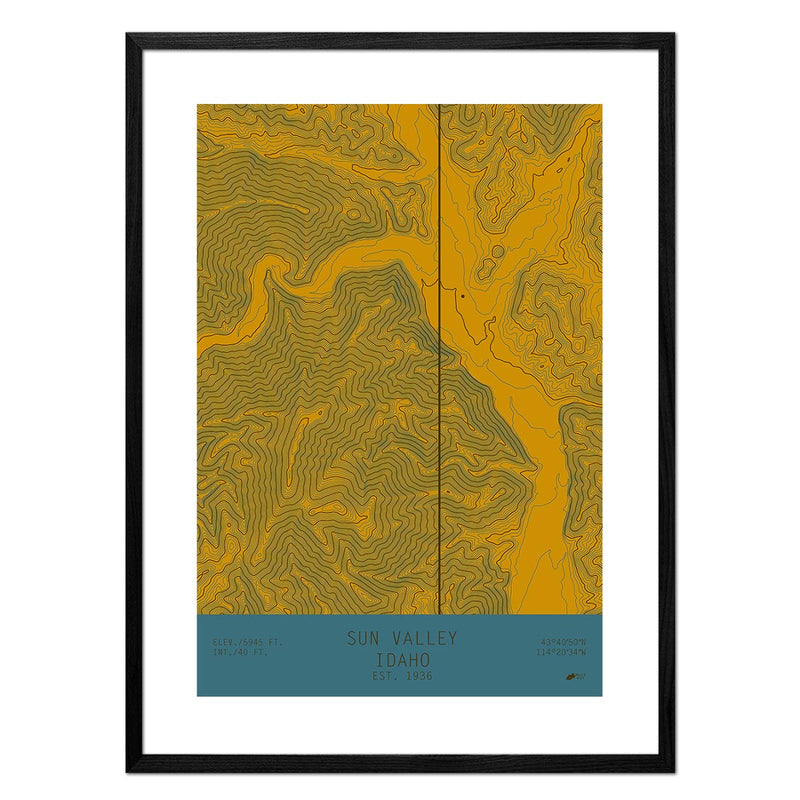 Sun Valley, Idaho - Muir Way - TOPO Series