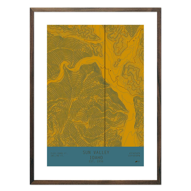 Sun Valley, Idaho - Muir Way - TOPO Series