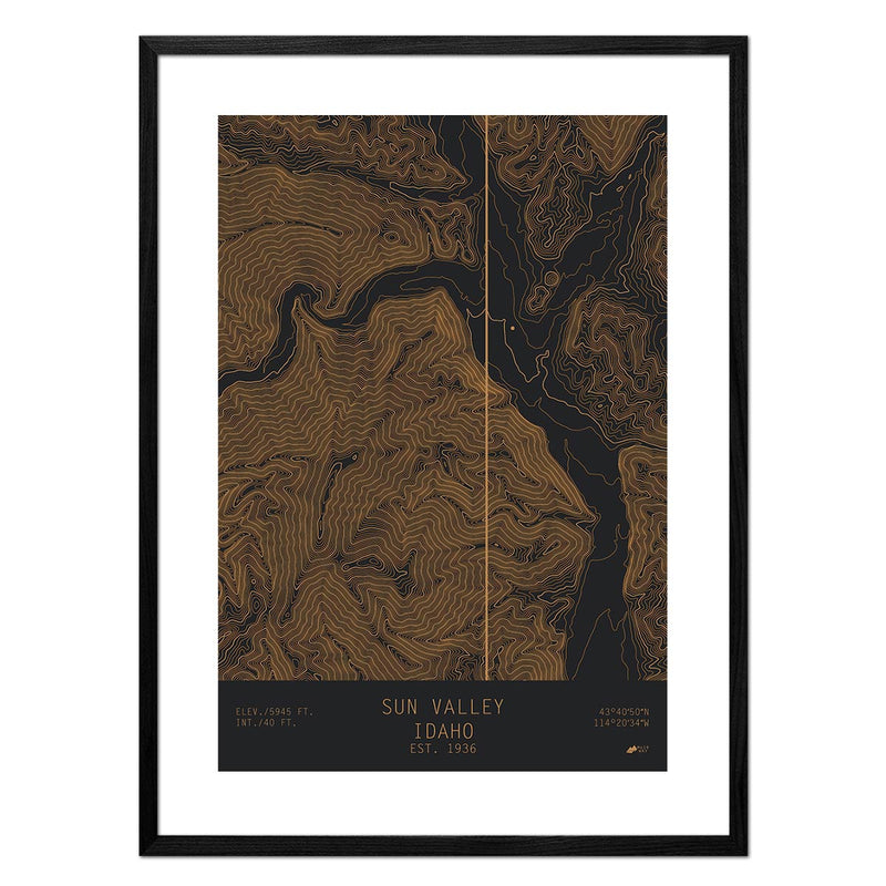 Sun Valley, Idaho - Muir Way - TOPO Series
