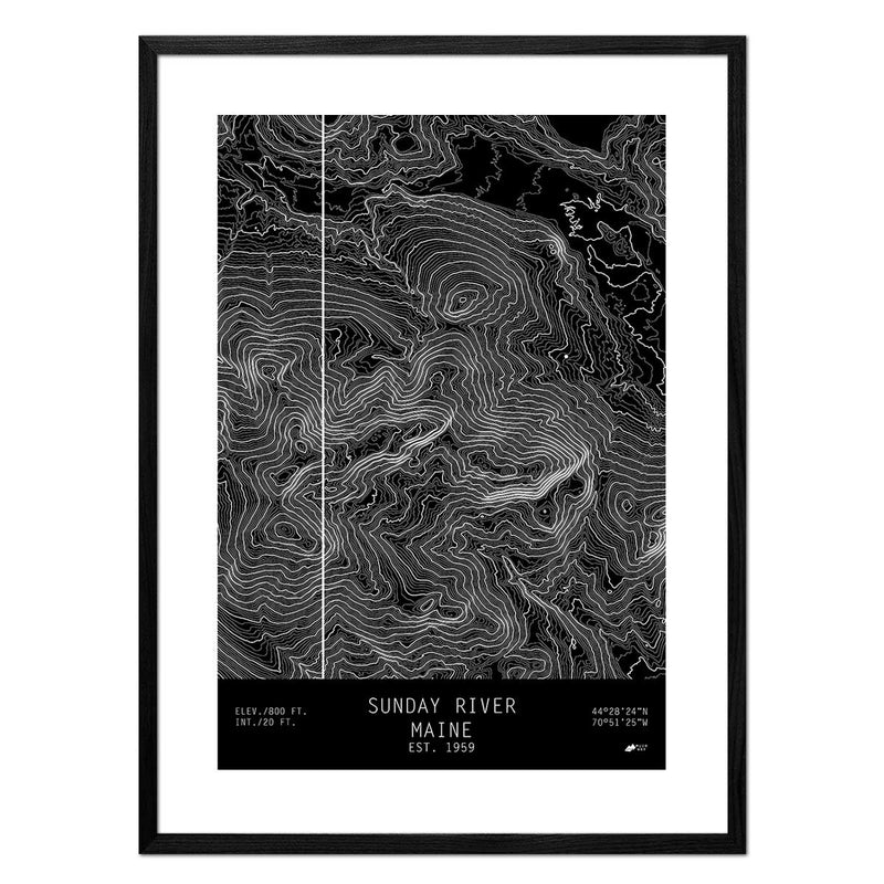 Sunday River, Maine - Muir Way - TOPO Series