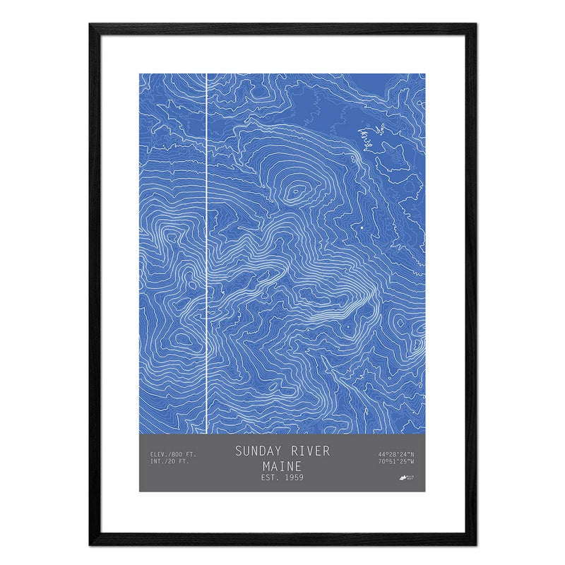 Sunday River, Maine - Muir Way - TOPO Series