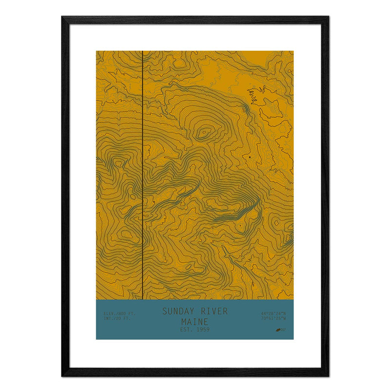 Sunday River, Maine - Muir Way - TOPO Series