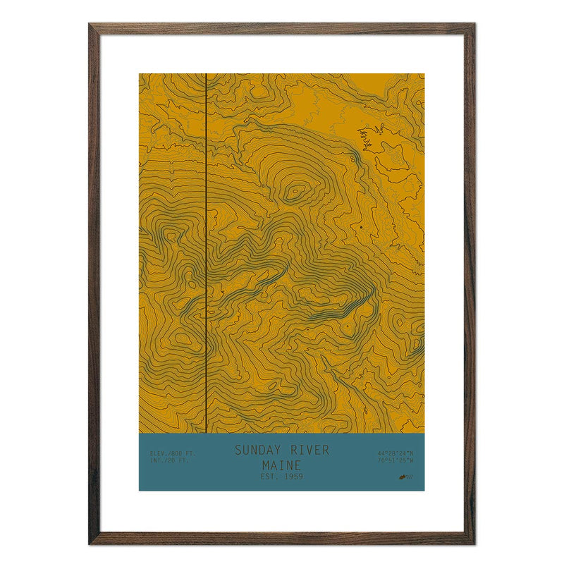 Sunday River, Maine - Muir Way - TOPO Series