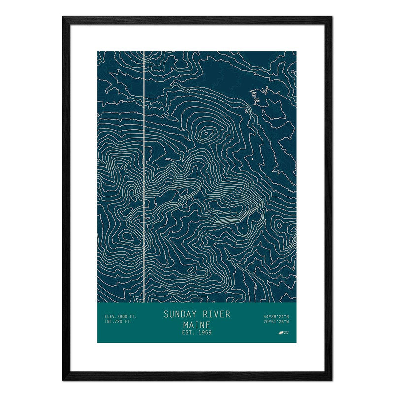 Sunday River, Maine - Muir Way - TOPO Series
