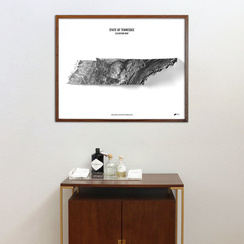 Tennessee Elevation Map - Muir Way - Elevation