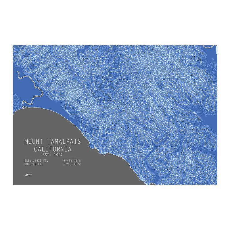 Tamalpais, California - Muir Way - TOPO Series