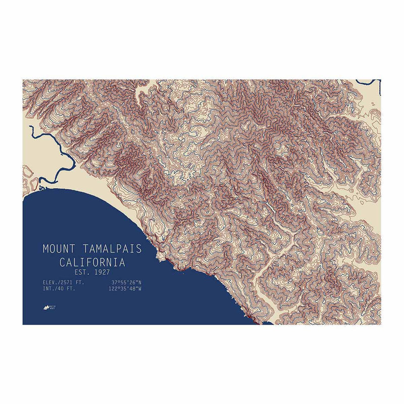Tamalpais, California - Muir Way - TOPO Series