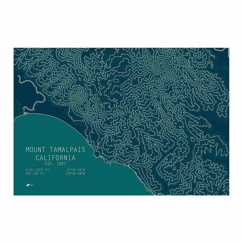 Tamalpais, California - Muir Way - TOPO Series