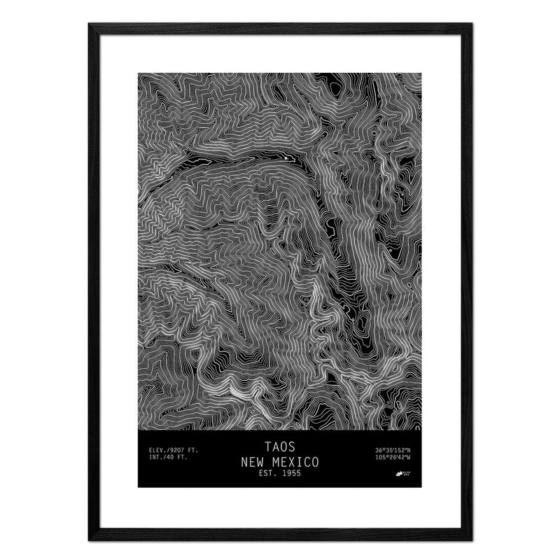 Taos, New Mexico - Muir Way - TOPO Series