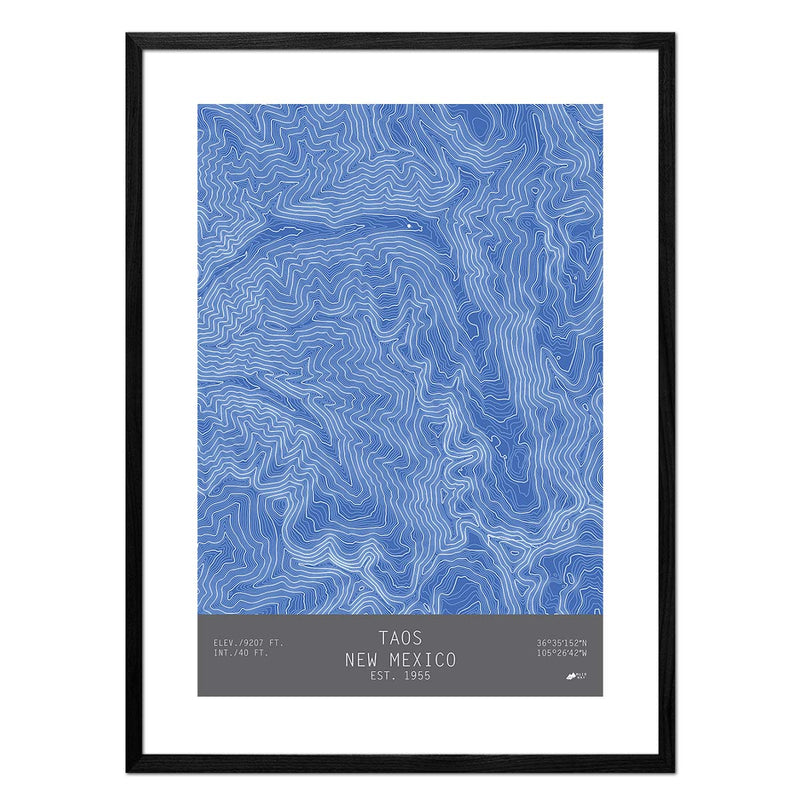 Taos, New Mexico - Muir Way - TOPO Series