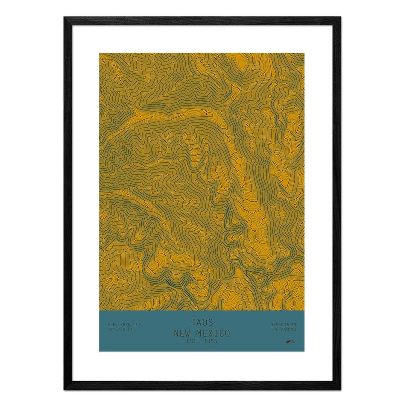 Taos, New Mexico - Muir Way - TOPO Series