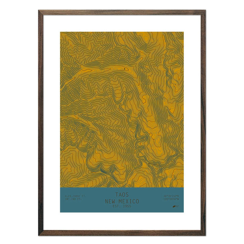 Taos, New Mexico - Muir Way - TOPO Series