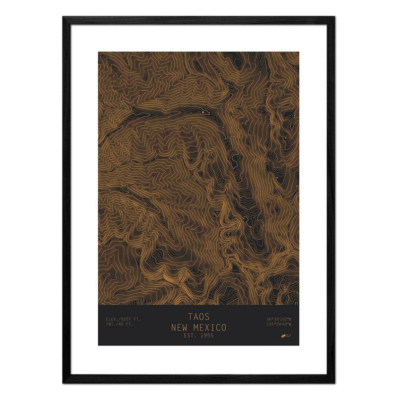 Taos, New Mexico - Muir Way - TOPO Series
