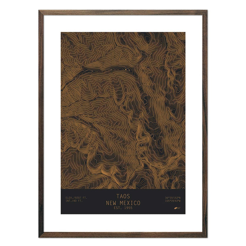 Taos, New Mexico - Muir Way - TOPO Series