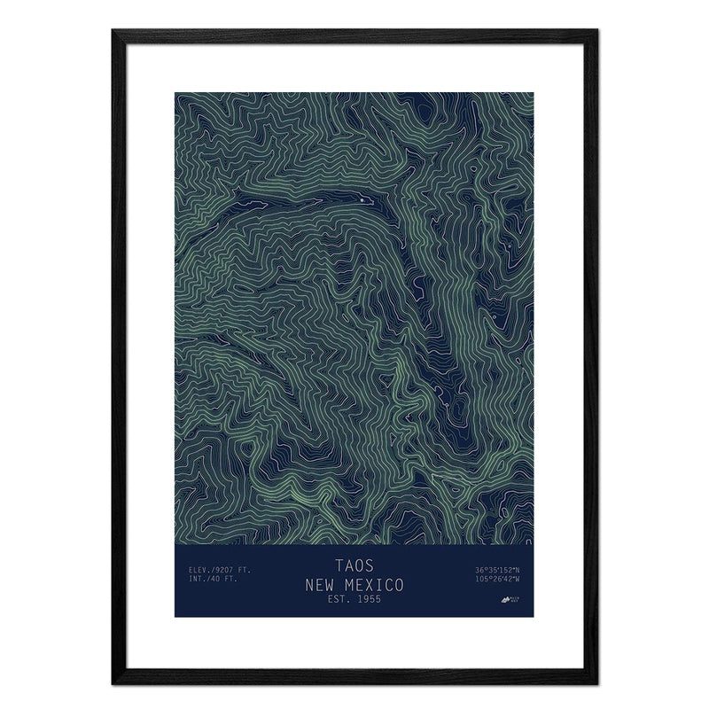 Taos, New Mexico - Muir Way - TOPO Series