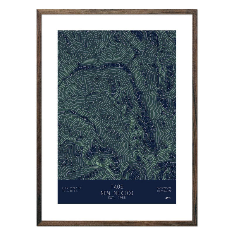 Taos, New Mexico - Muir Way - TOPO Series