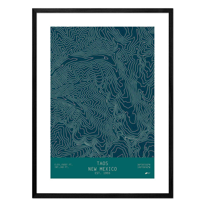 Taos, New Mexico - Muir Way - TOPO Series