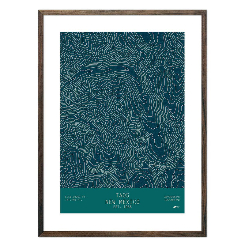 Taos, New Mexico - Muir Way - TOPO Series