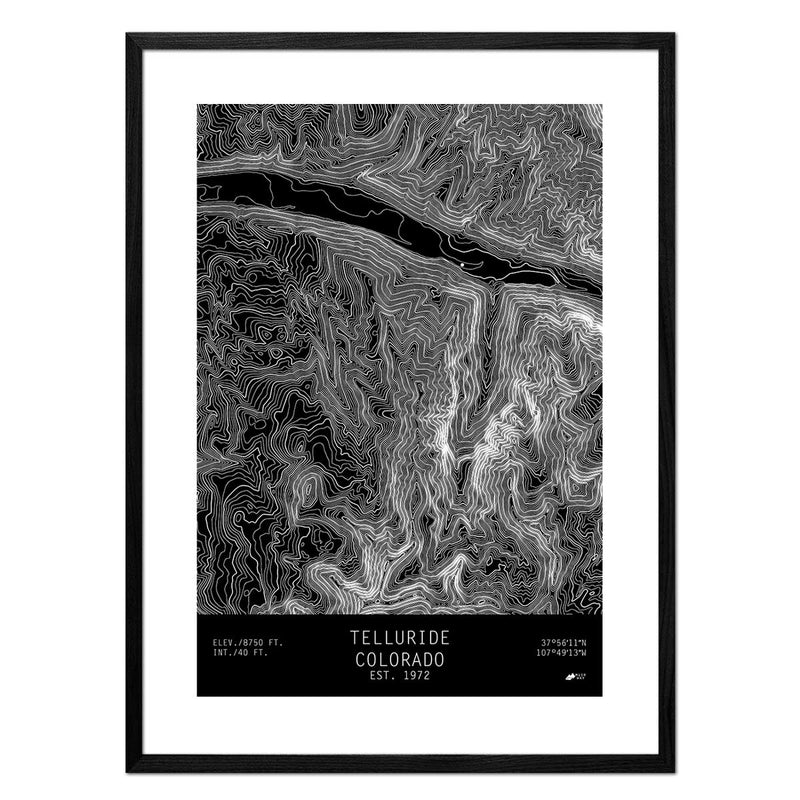 Telluride, Colorado - Muir Way - TOPO Series
