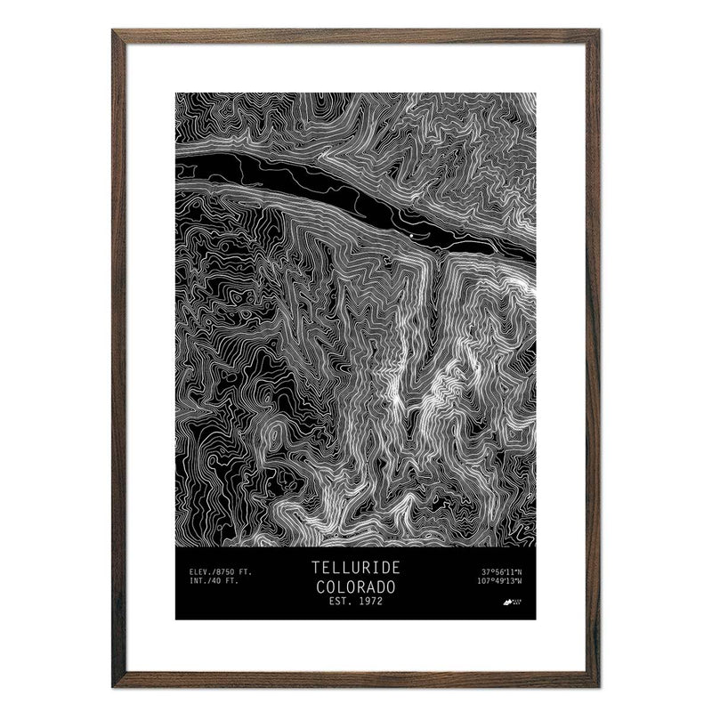 Telluride, Colorado - Muir Way - TOPO Series
