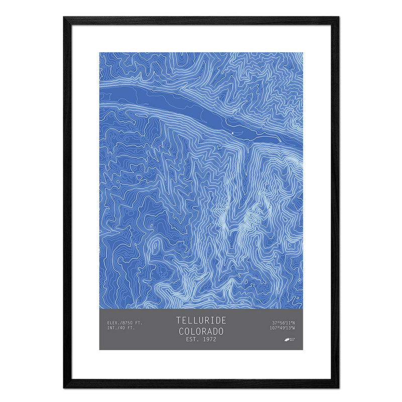 Telluride, Colorado - Muir Way - TOPO Series