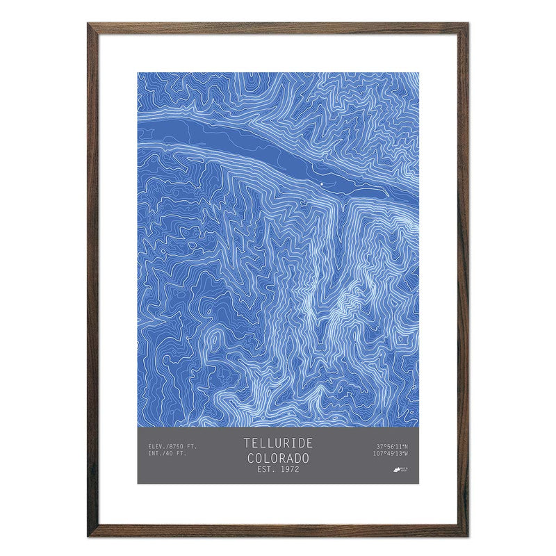 Telluride, Colorado - Muir Way - TOPO Series