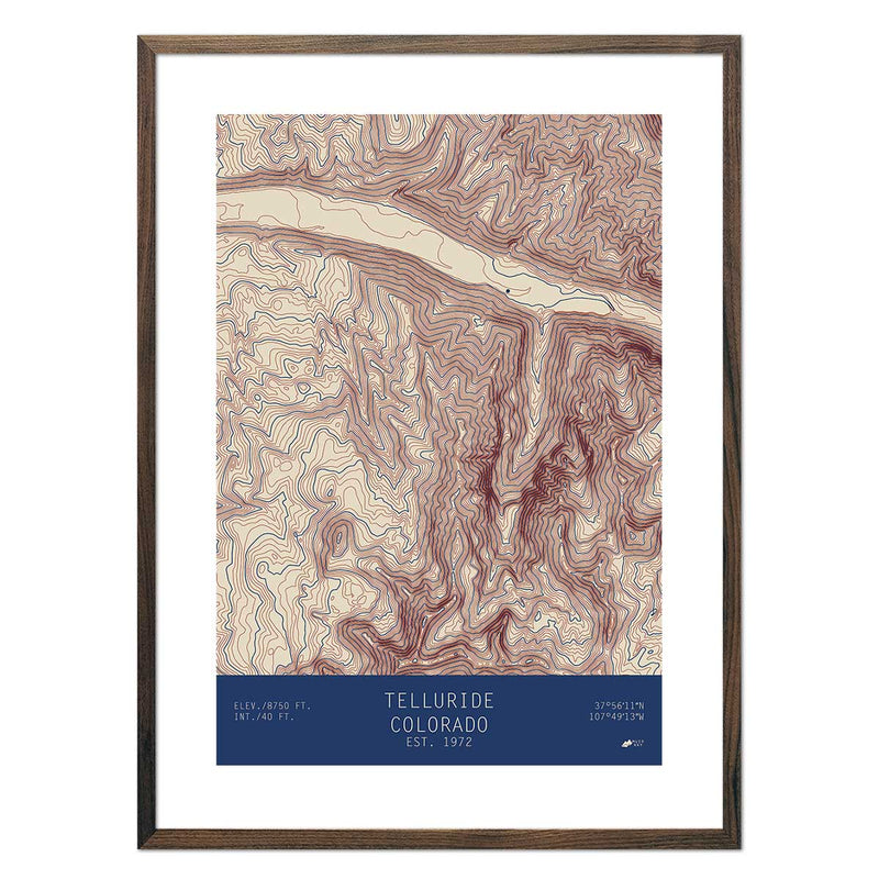 Telluride, Colorado - Muir Way - TOPO Series