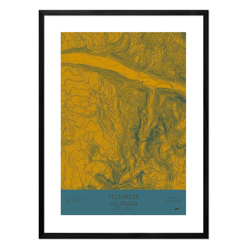 Telluride, Colorado - Muir Way - TOPO Series