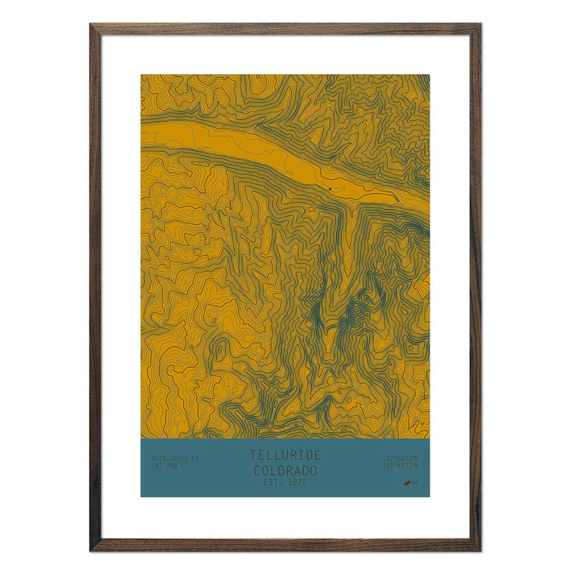Telluride, Colorado - Muir Way - TOPO Series